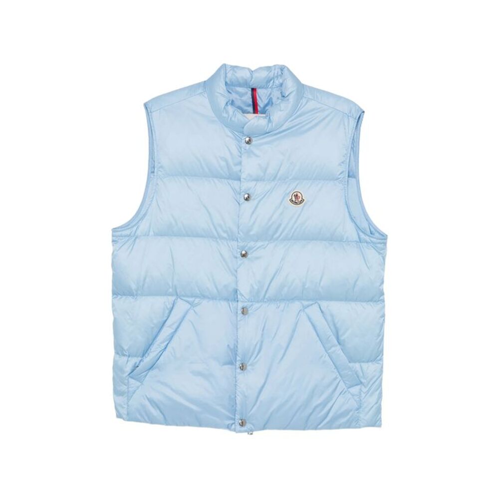 Moncler Blue Jackets - Waistcoats & Gilets Men